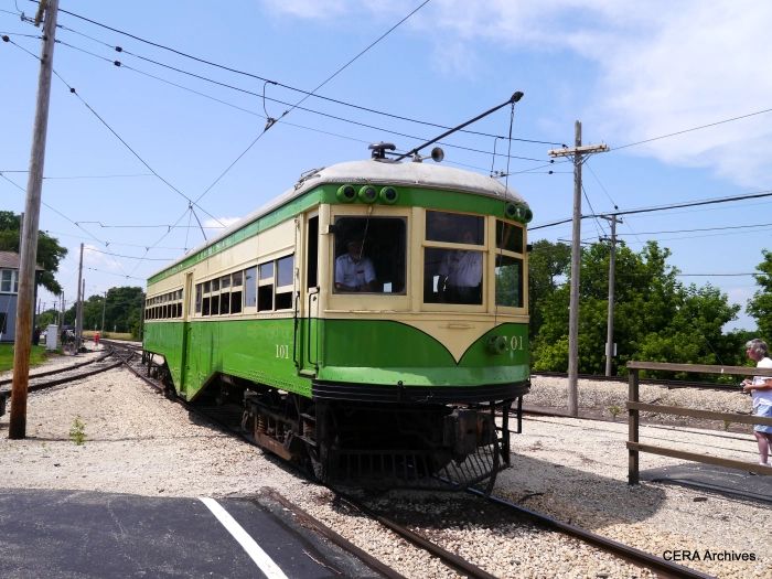 IT 101 at the Illinois Railway Museum on July 6, 2013. (David Sadowski Photo - CERA Archives)