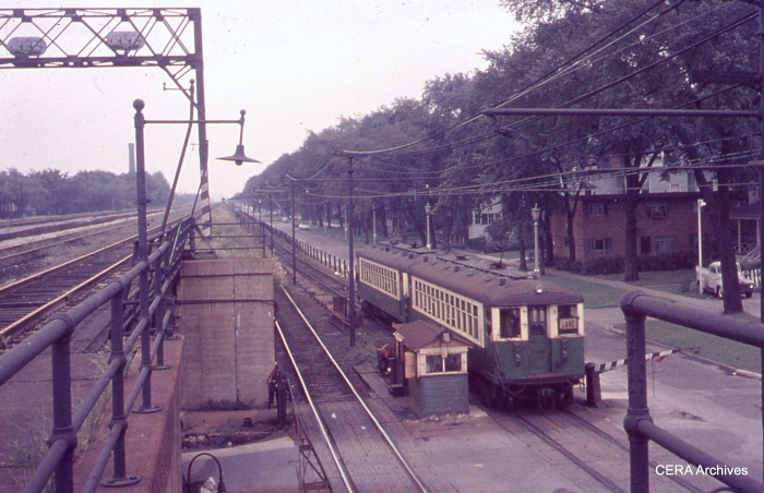 CTA 4388-4387 in Oak Park on September 3, 1961. (Photographer Unknown)